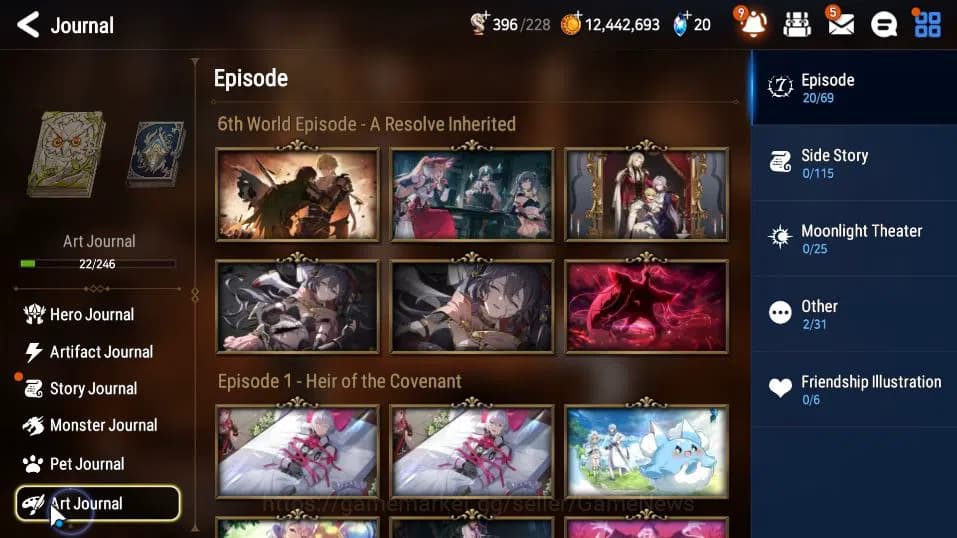 Epic Seven Accounts GLOBAL UNVERIF|New Era|4 ML(DK Sharun, NC Landy, H image 13