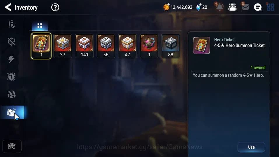 Epic Seven Accounts GLOBAL UNVERIF|New Era|4 ML(DK Sharun, NC Landy, H image 3