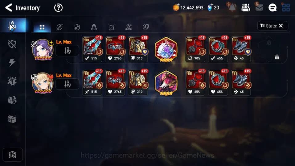 Epic Seven Accounts GLOBAL UNVERIF|New Era|4 ML(DK Sharun, NC Landy, H image 9