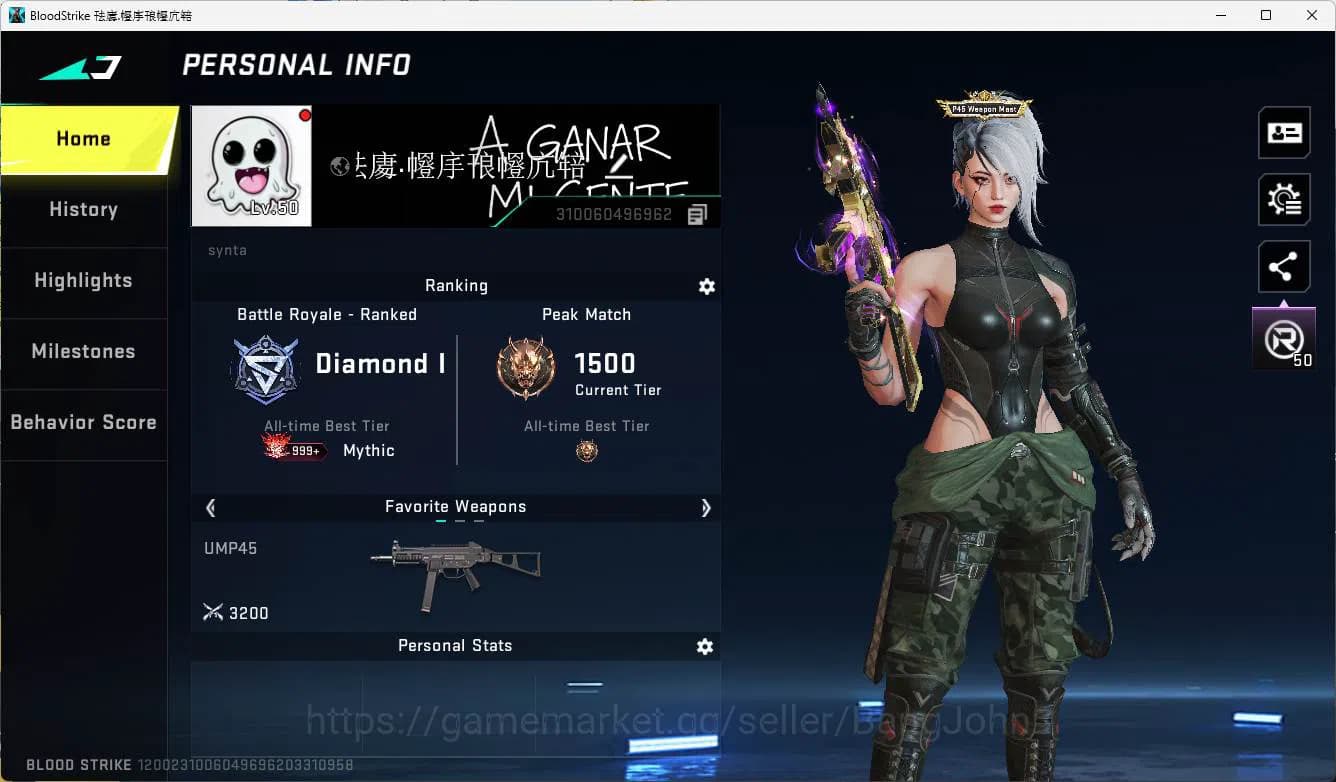 Blood Strike Accounts ASIA | legend ethan, legend jack, ultra m4, ultra image 1