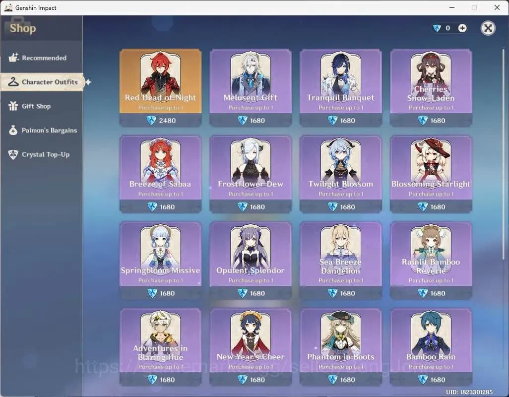 Genshin Impact Accounts ASIA | AR 27|Starter|1 limit Nefer|1 other 5*(Dilu image 16