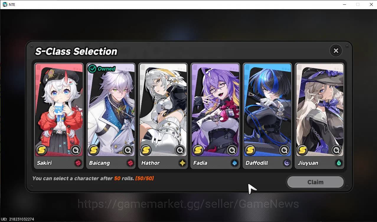 Neverness to Everness Accounts GLOBAL NA |HL 3| 2 SSR Limited Nanally & Baicang | image 5