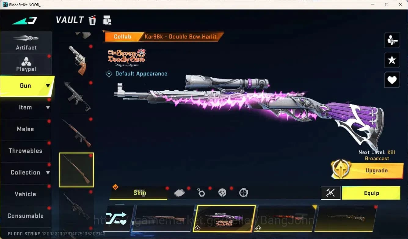 Blood Strike Accounts ASIA | 7DS Kar98K,Oslo|3 Ultra Strikers(Katya,Spik image 12