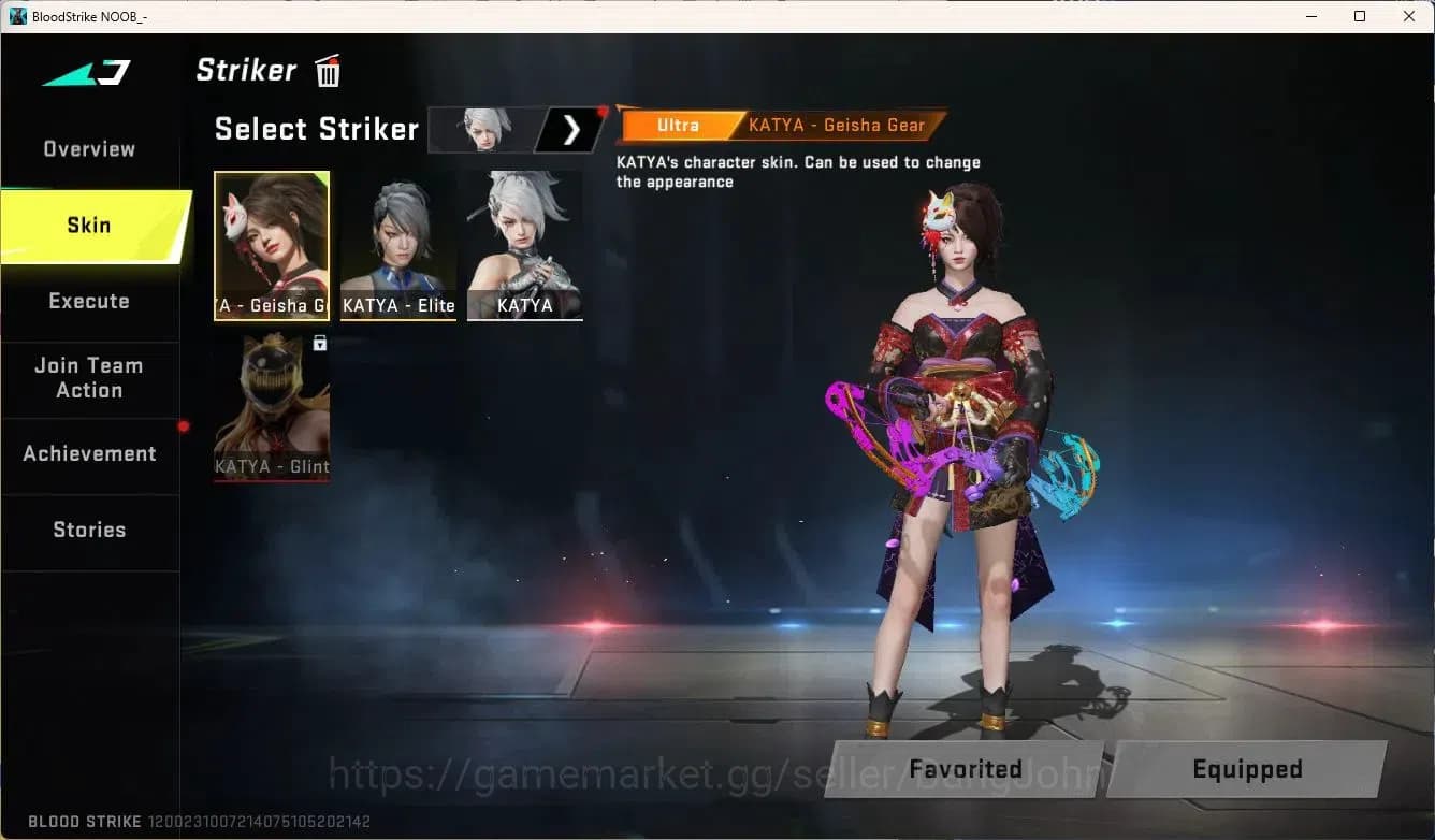 Blood Strike Accounts ASIA | 7DS Kar98K,Oslo|3 Ultra Strikers(Katya,Spik image 2