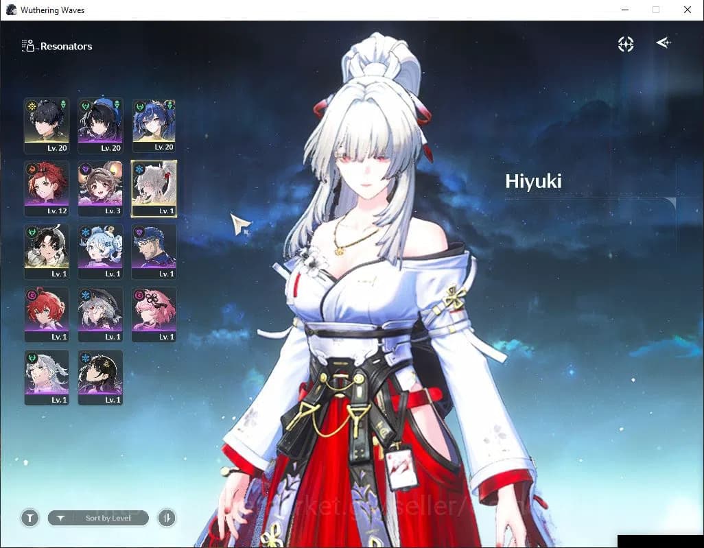 Wuthering Waves Accounts SEA | UL 20 | 2 Limited | Hiyuki, Iuno |Data Bank image 2