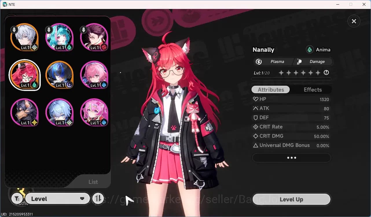 Neverness to Everness Accounts EU | Starter Lv 3 | 1 SSR (Daffodill)+ 8 SR + Glid image 8