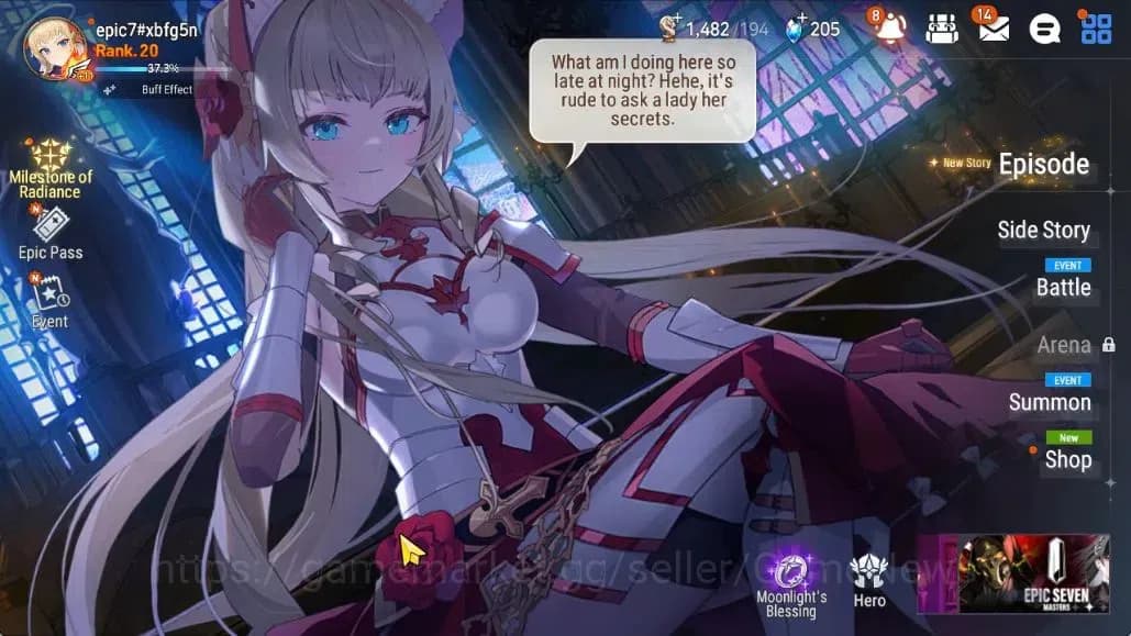 Epic Seven Accounts Global Unverif|New Era|2 ML(Salome,DB Senya)Iseria image 1