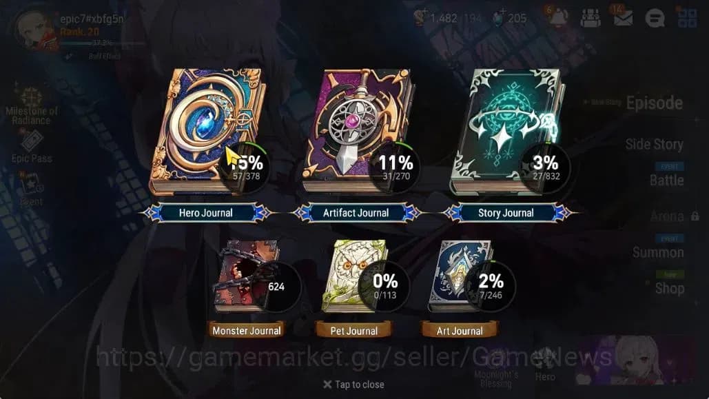 Epic Seven Accounts Global Unverif|New Era|2 ML(Salome,DB Senya)Iseria image 5