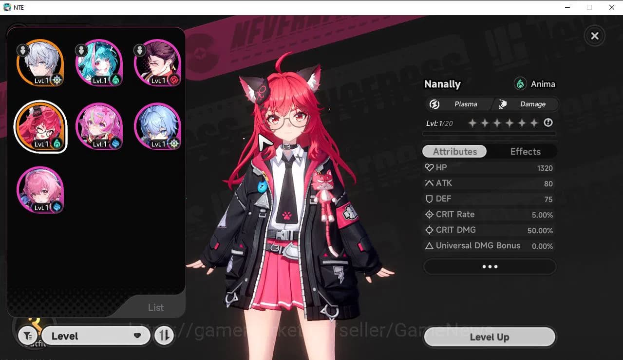 Neverness to Everness Accounts GLOBAL ASIA |HL 3| 1 SSR Limited Nanally | 5 SR [M image 1