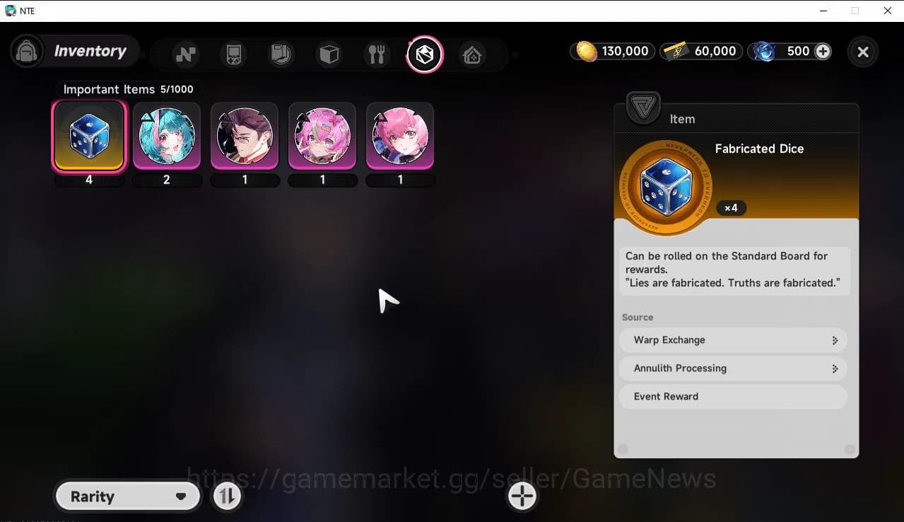 Neverness to Everness Accounts GLOBAL ASIA |HL 3| 1 SSR Limited Nanally | 5 SR [M image 6
