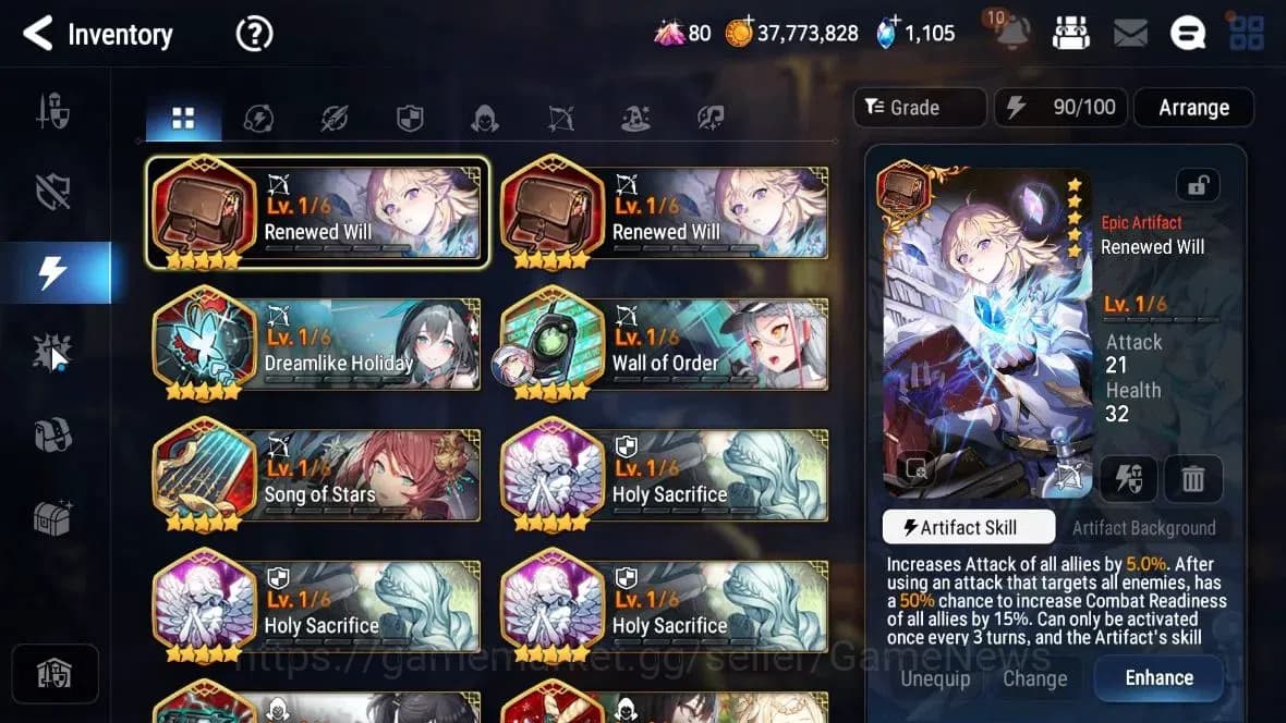 Epic Seven Accounts GLOBAL Unverif|New Era|7 ML(Salome,Harsetti,LW Pei image 17