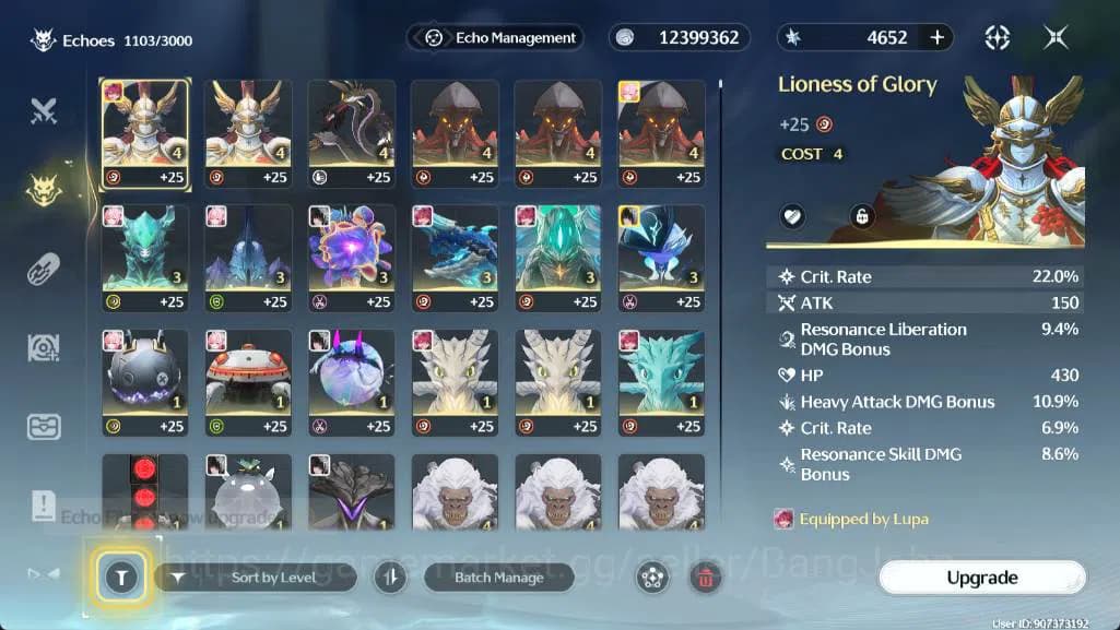 Wuthering Waves Accounts SEA|Union lvl 45|Rank 5|Chisa, Aemeath, Lupa, Chix image 14