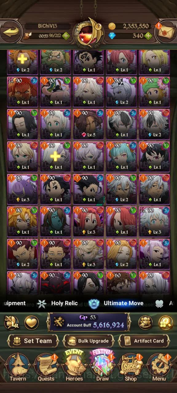 The Seven Deadly Sins: Grand Cross Accounts ASIA | 5,6M CC | 4 LR Merlin Child, Queen Diana, B image 5