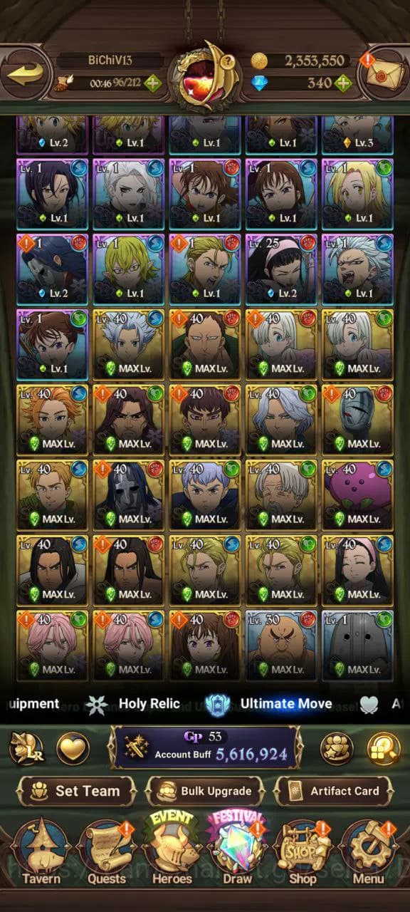 The Seven Deadly Sins: Grand Cross Accounts ASIA | 5,6M CC | 4 LR Merlin Child, Queen Diana, B image 7