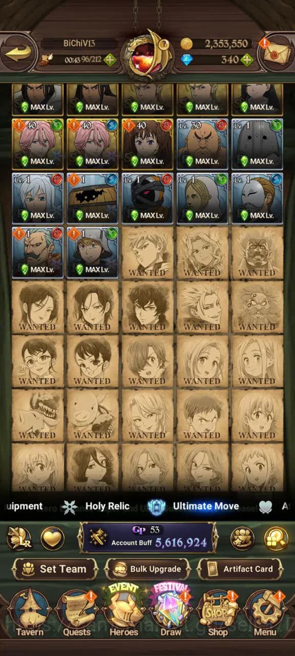 The Seven Deadly Sins: Grand Cross Accounts ASIA | 5,6M CC | 4 LR Merlin Child, Queen Diana, B image 8