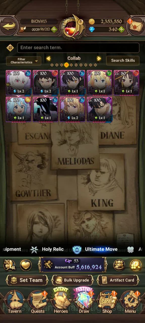 The Seven Deadly Sins: Grand Cross Accounts ASIA | 5,6M CC | 4 LR Merlin Child, Queen Diana, B image 9