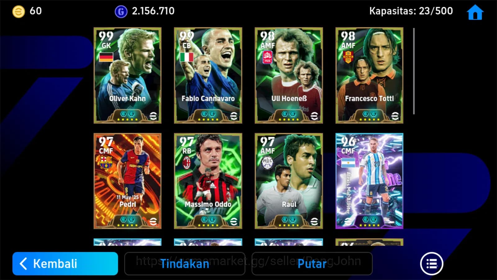 eFootball Accounts ANDROID|PW 3185|totti epic,pedri bigtime,oddo epic image 4