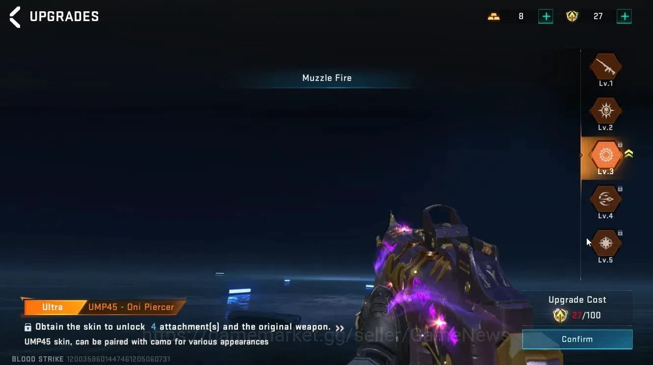 Blood Strike Accounts ASIA|ETERNAL ZERO-Odashadow|2ULTRA[Origiin122,UMP4 image 4