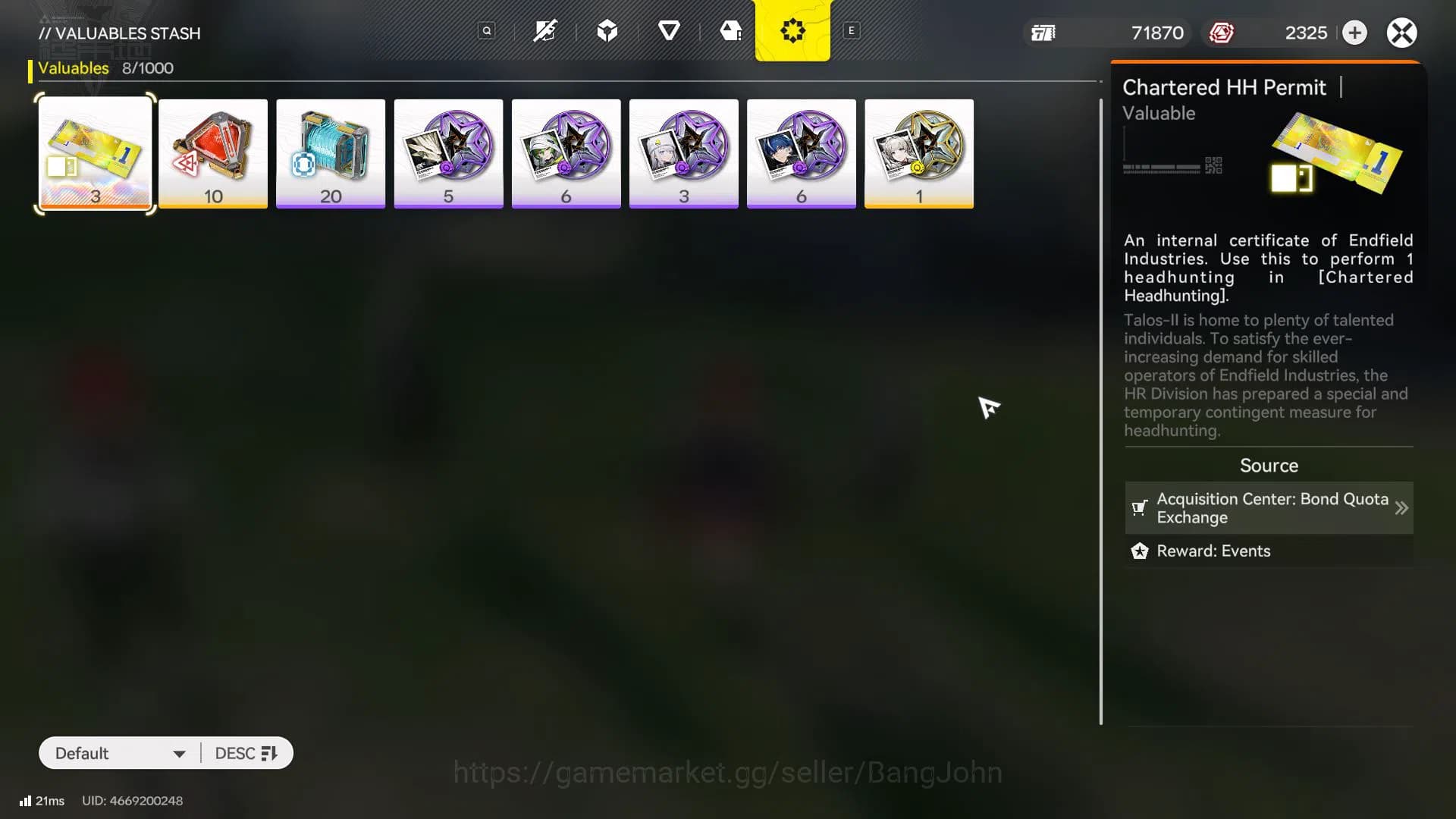 Arknights: Endfield Accounts Starter Lvl 3 | ASIA | SSR Laevatain | Da Pan | Al image 6