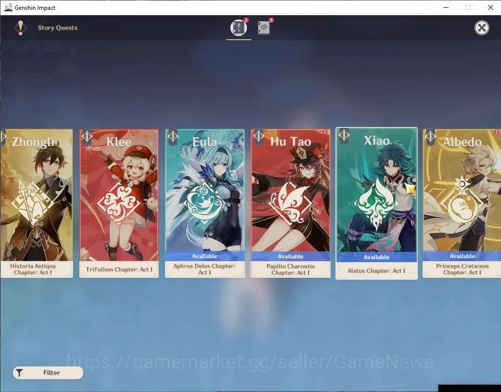 Genshin Impact Accounts ASIA |AR 50|3 Limit+1(*5WeP)|Nefer,Arlecchino,Vare image 12