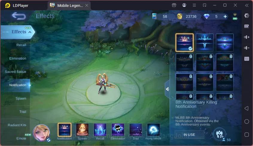 Mobile Legends: Bang Bang Accounts GLOBAL|Hero 59|Skin 95|Lucky Alpha,CC Natalia,VLTN image 5