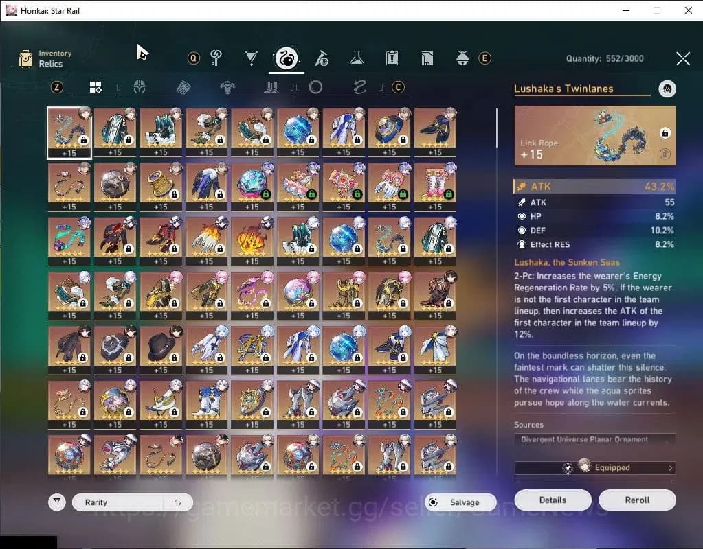 Honkai Star Rail Accounts Asia|TL 70|18 Limited|[Phainon,Yao Guang,Cyrene E2 image 13