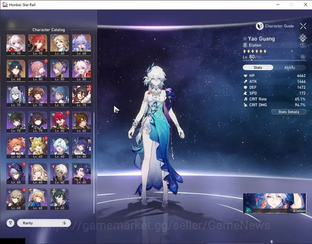 Honkai Star Rail Accounts Asia|TL 70|18 Limited|[Phainon,Yao Guang,Cyrene E2 image 6
