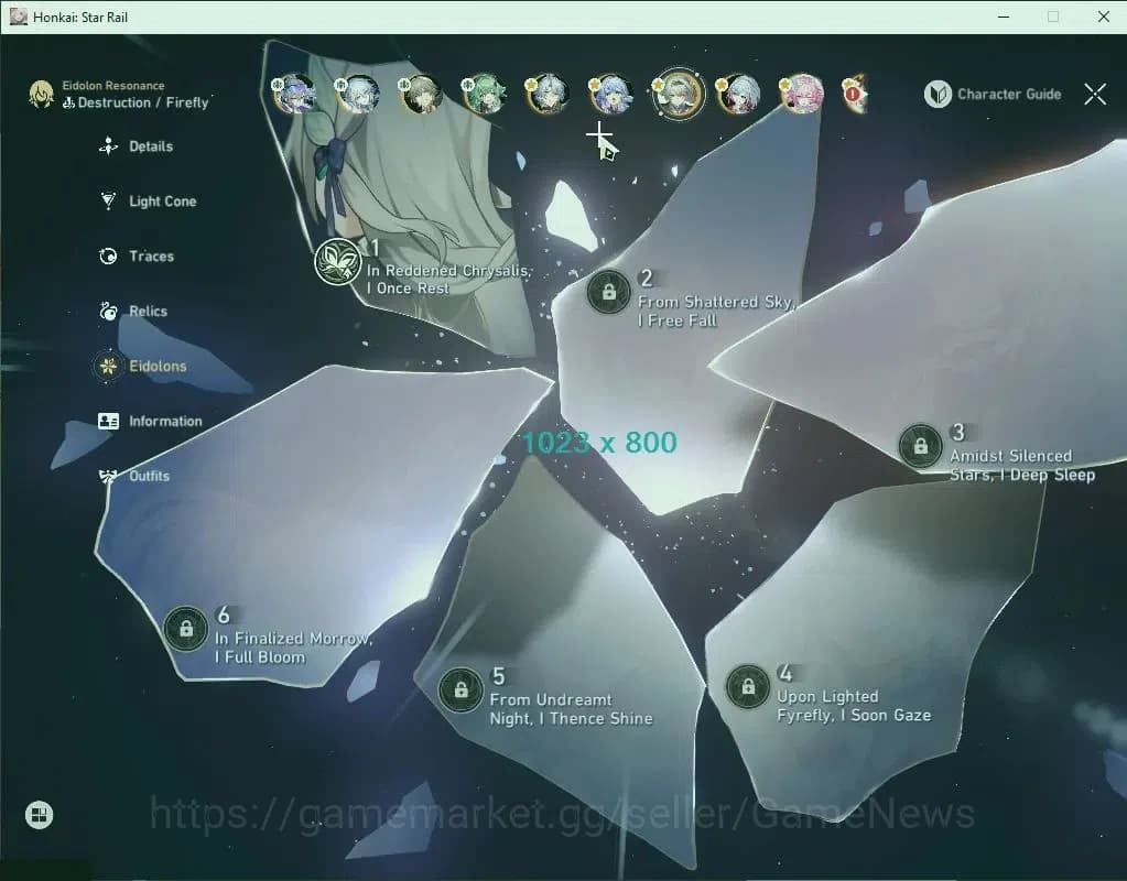 Honkai Star Rail Accounts Asia|TL 70|18 Limited|[Phainon,Yao Guang,Cyrene E2 image 8