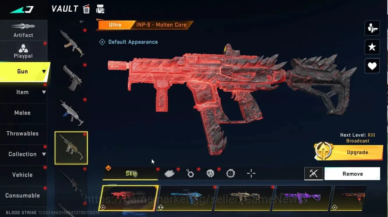 Blood Strike Accounts ASIA|3 ETERNAL[M700 Lv6-MAX, P90 Lv4, AUG Lv4|+6 U image 7