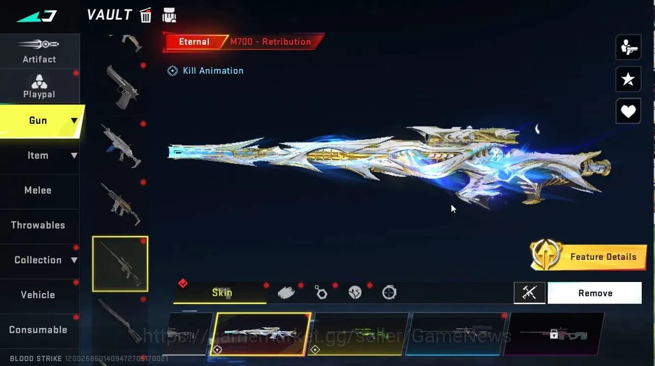Blood Strike Accounts ASIA|3 ETERNAL[M700 Lv6-MAX, P90 Lv4, AUG Lv4|+6 U image 8