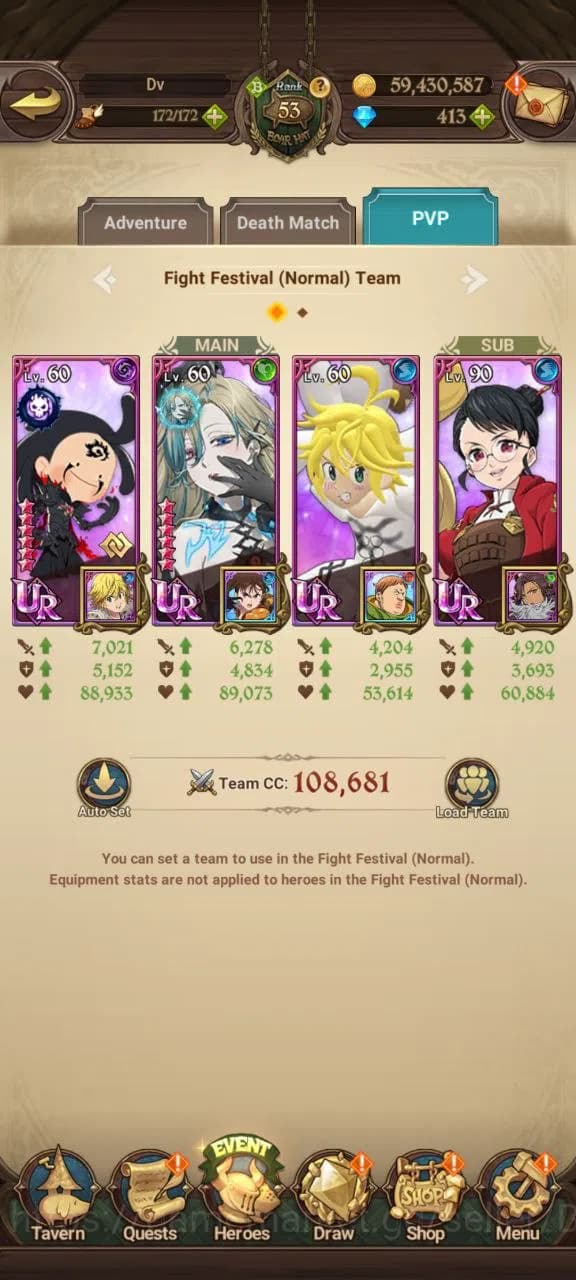 The Seven Deadly Sins: Grand Cross Accounts ASIA | 732K CC | 1 LR Elizabeth | 3 UR, ODK, Salos image 7