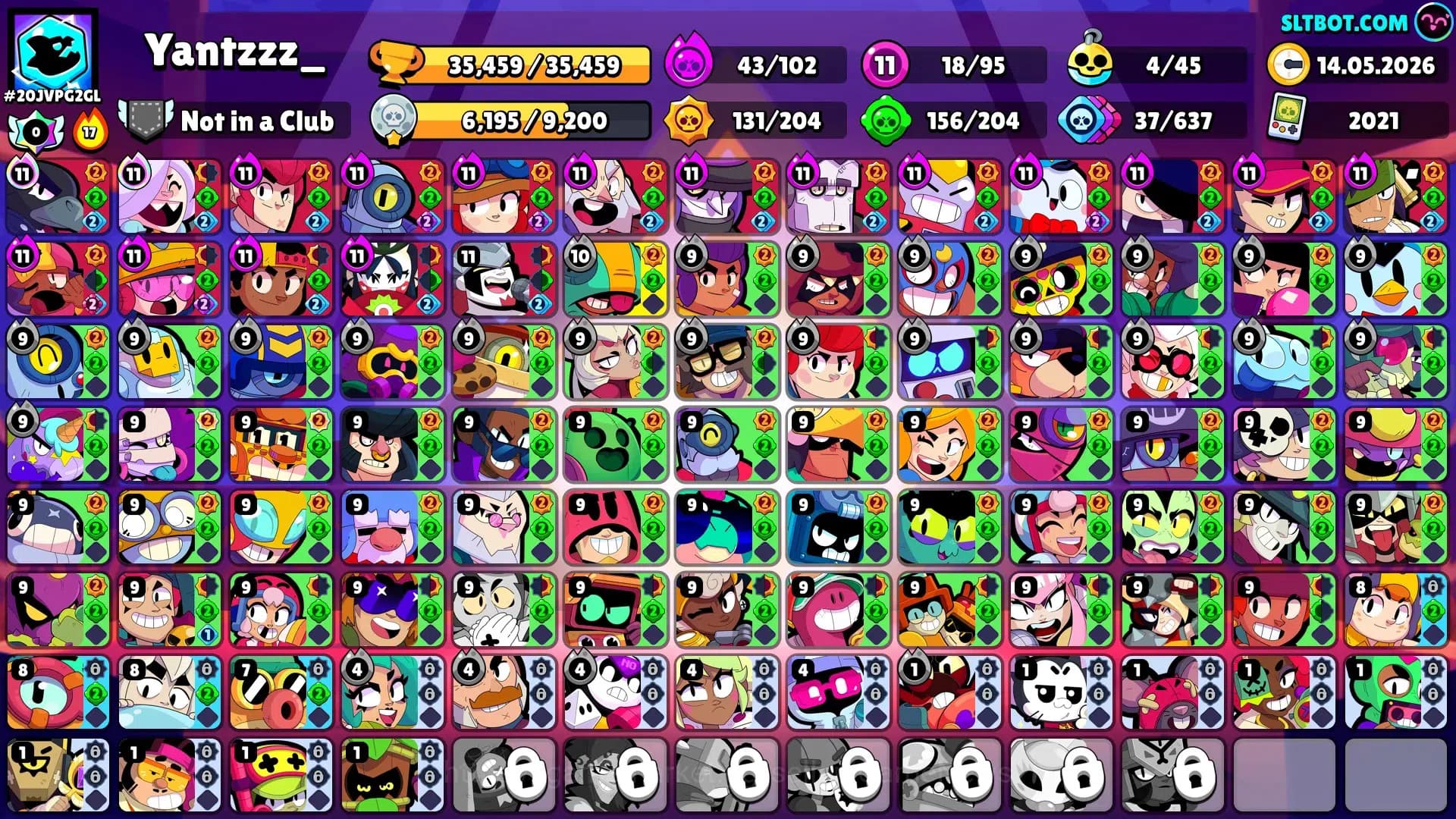Brawl Stars Accounts Lvl 180 35K Trophy|95 Brawlers 24 Max Lvl|UL Kaze| image 1
