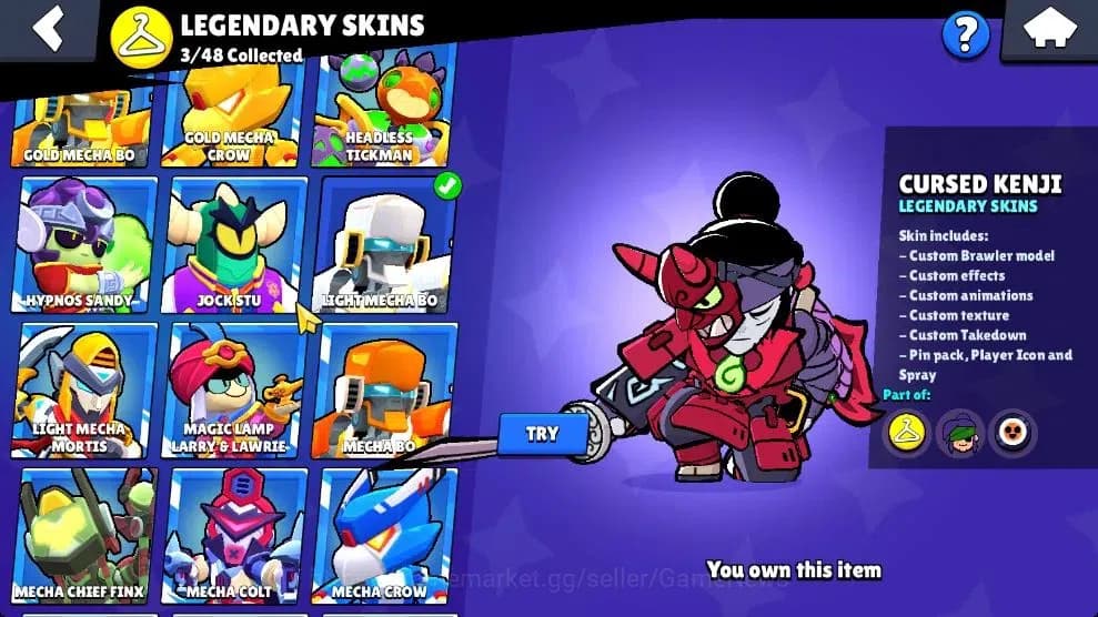 Brawl Stars Accounts Lvl 180 35K Trophy|95 Brawlers 24 Max Lvl|UL Kaze| image 12