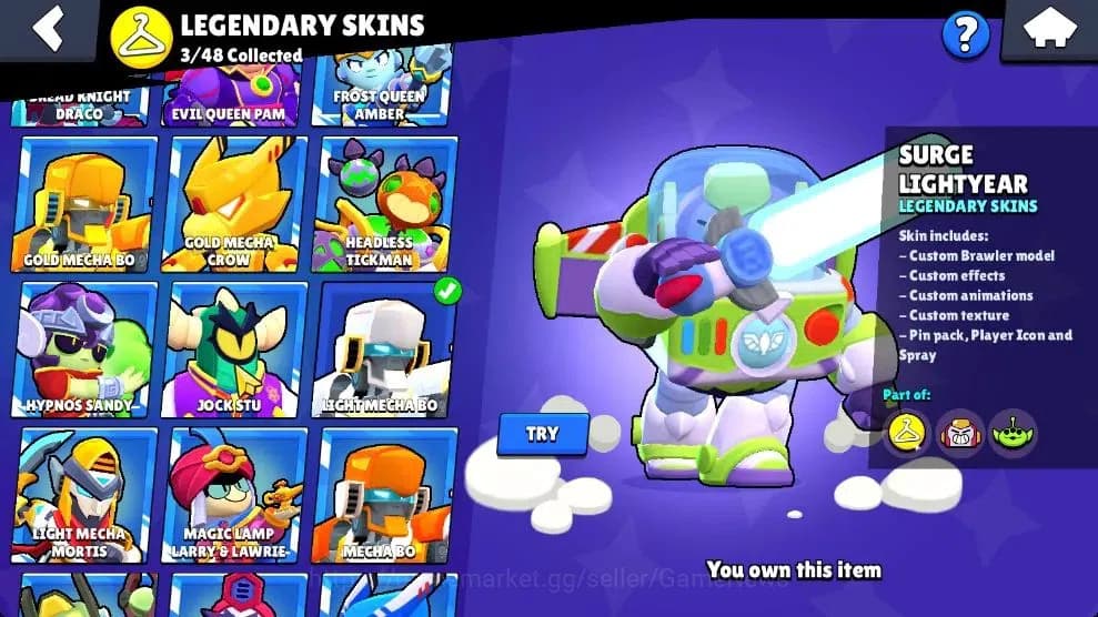Brawl Stars Accounts Lvl 180 35K Trophy|95 Brawlers 24 Max Lvl|UL Kaze| image 13