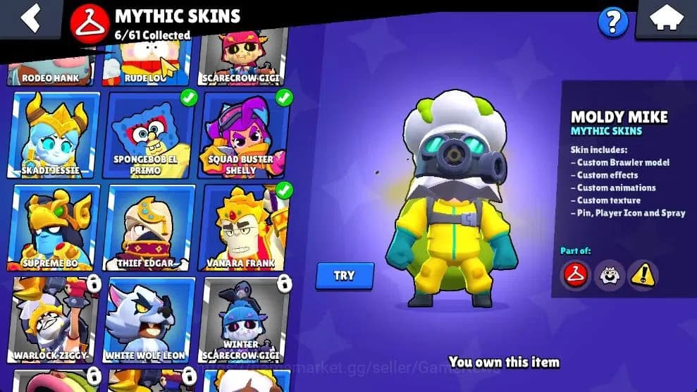Brawl Stars Accounts Lvl 180 35K Trophy|95 Brawlers 24 Max Lvl|UL Kaze| image 15