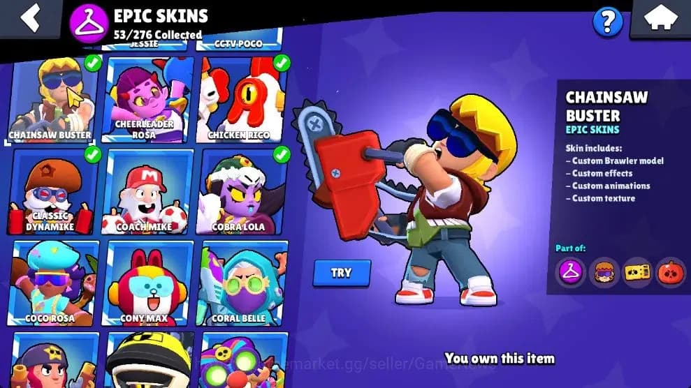 Brawl Stars Accounts Lvl 180 35K Trophy|95 Brawlers 24 Max Lvl|UL Kaze| image 17