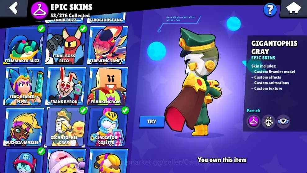 Brawl Stars Accounts Lvl 180 35K Trophy|95 Brawlers 24 Max Lvl|UL Kaze| image 20