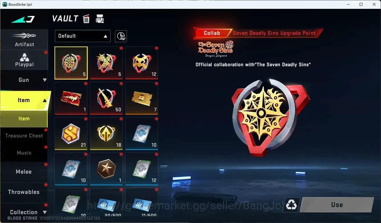 Blood Strike Accounts ASIA|ETHERNAL,KALA,SPEAR|LIMITED RPK|COLLAB,SCAR|U image 15