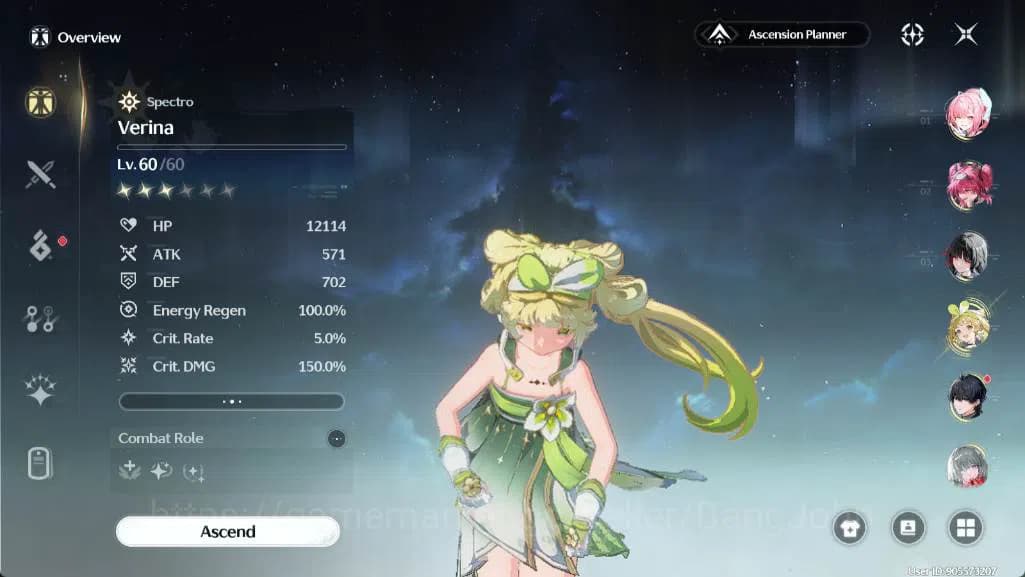 Wuthering Waves Accounts SEA|Union LVL 48|Rank 5|Chisa,Lupa,Verina,Phrolova image 18