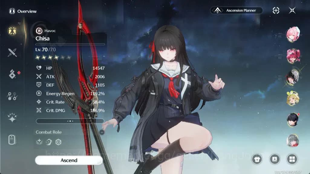 Wuthering Waves Accounts SEA|Union LVL 48|Rank 5|Chisa,Lupa,Verina,Phrolova image 19