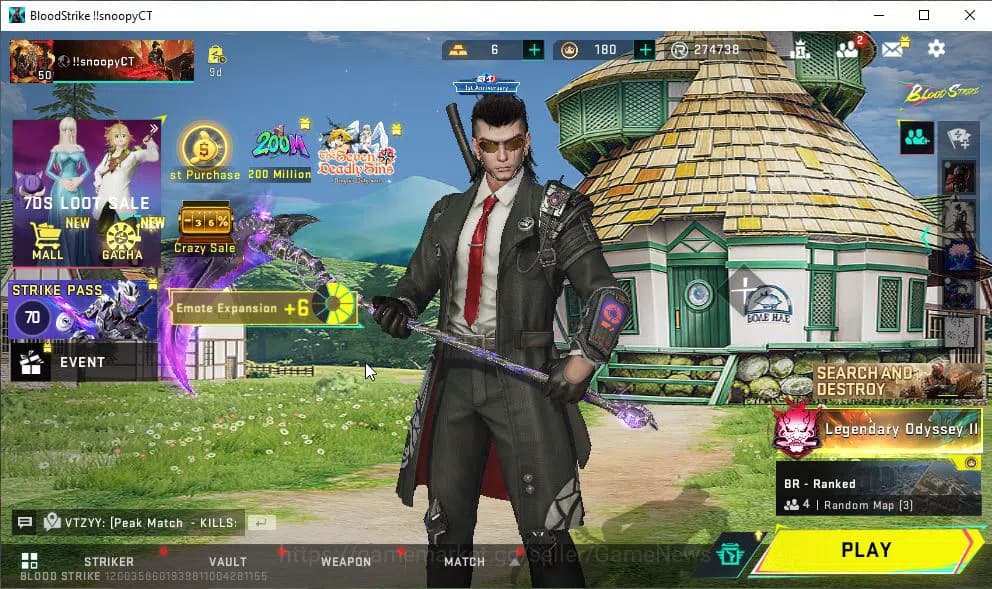 Blood Strike Accounts ASIA|Melee ULTRA Scythe-HARVESTER|17 ULTRA[ZERO,M4 image 1