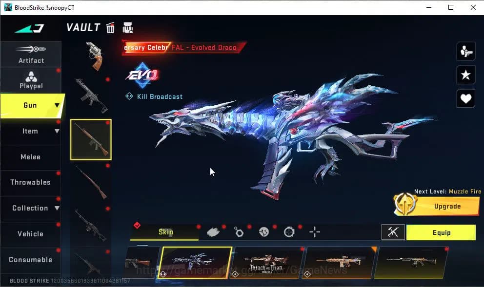 Blood Strike Accounts ASIA|Melee ULTRA Scythe-HARVESTER|17 ULTRA[ZERO,M4 image 12