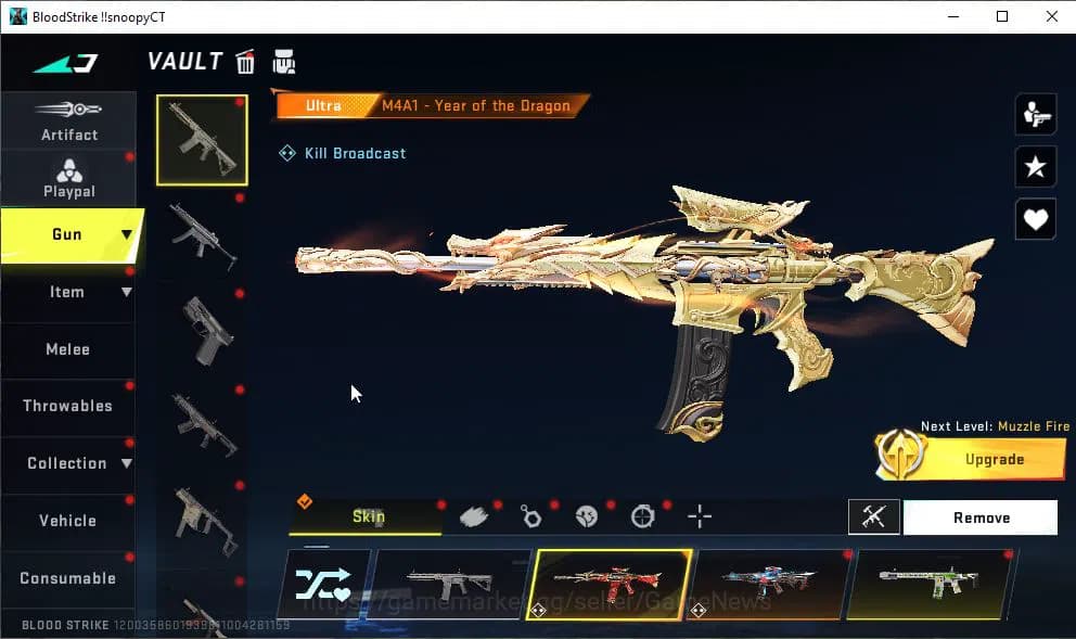 Blood Strike Accounts ASIA|Melee ULTRA Scythe-HARVESTER|17 ULTRA[ZERO,M4 image 15