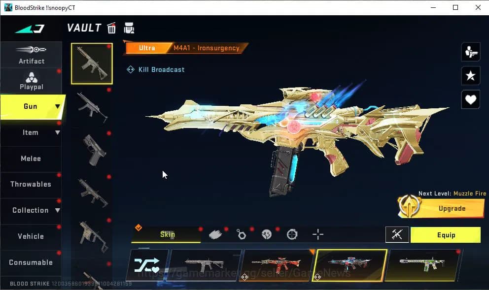 Blood Strike Accounts ASIA|Melee ULTRA Scythe-HARVESTER|17 ULTRA[ZERO,M4 image 16