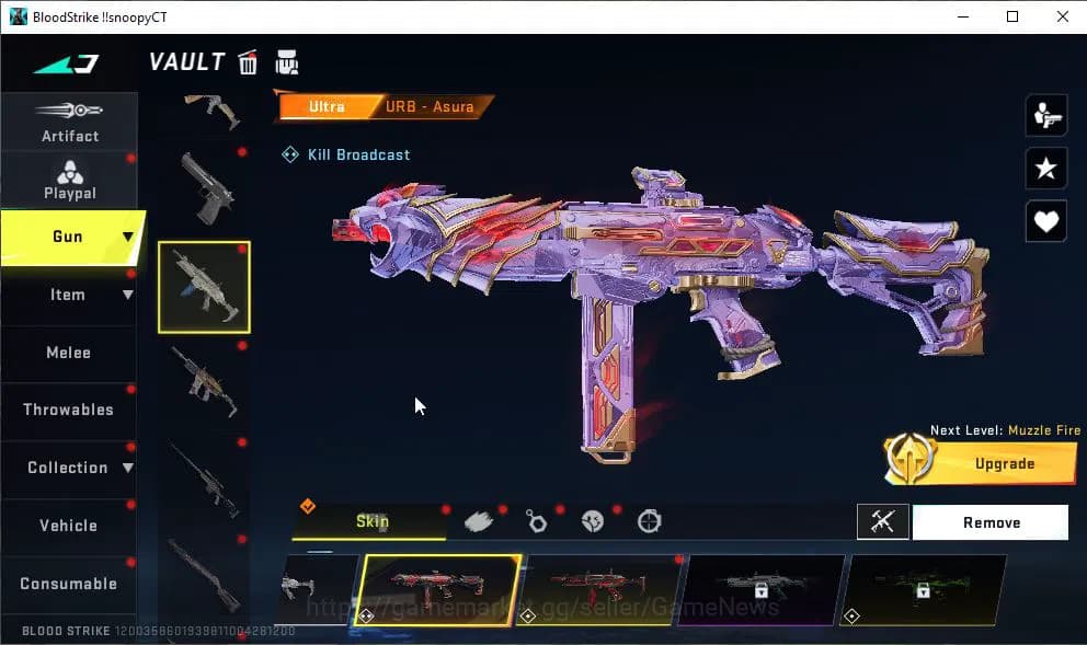 Blood Strike Accounts ASIA|Melee ULTRA Scythe-HARVESTER|17 ULTRA[ZERO,M4 image 19