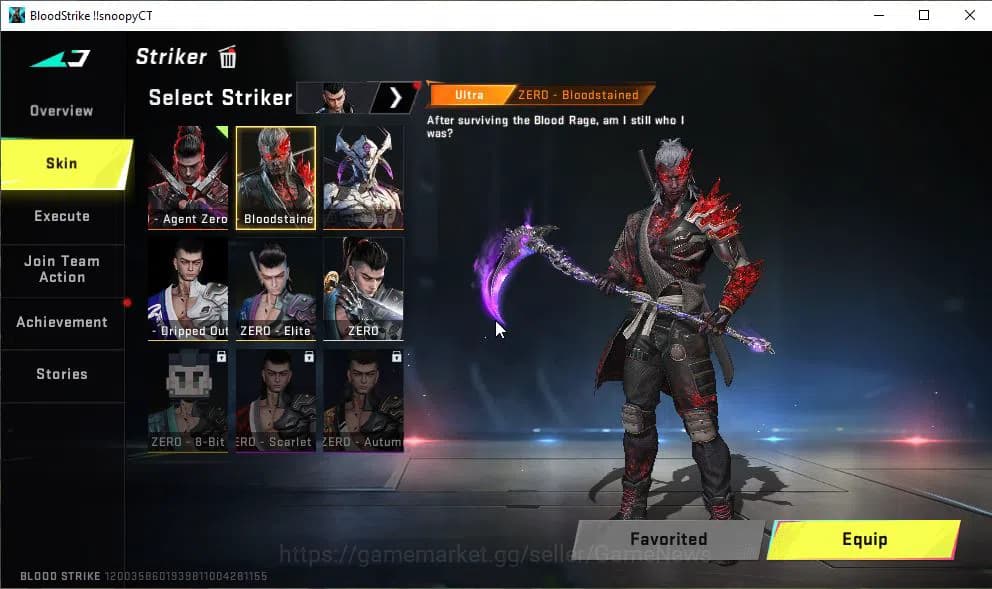 Blood Strike Accounts ASIA|Melee ULTRA Scythe-HARVESTER|17 ULTRA[ZERO,M4 image 4