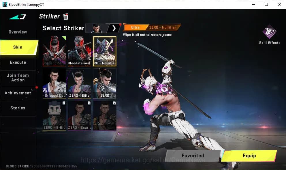 Blood Strike Accounts ASIA|Melee ULTRA Scythe-HARVESTER|17 ULTRA[ZERO,M4 image 5