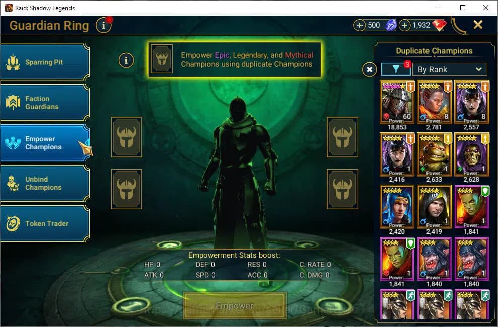 Raid: Shadow Legends Accounts Lv22 362K Power|1 Mythical (Gizmak)|18 Legendary(N image 10