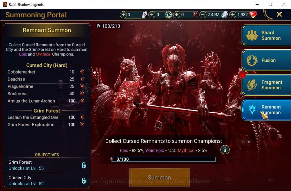 Raid: Shadow Legends Accounts Lv22 362K Power|1 Mythical (Gizmak)|18 Legendary(N image 20