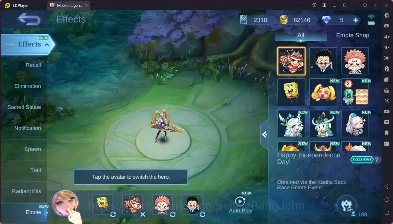 Mobile Legends: Bang Bang Accounts Global|Hero 108|Skin 160|Expert|CC Natalia|Spongeb image 14